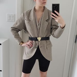 Power Blazer! Vintage Herringbone pattern